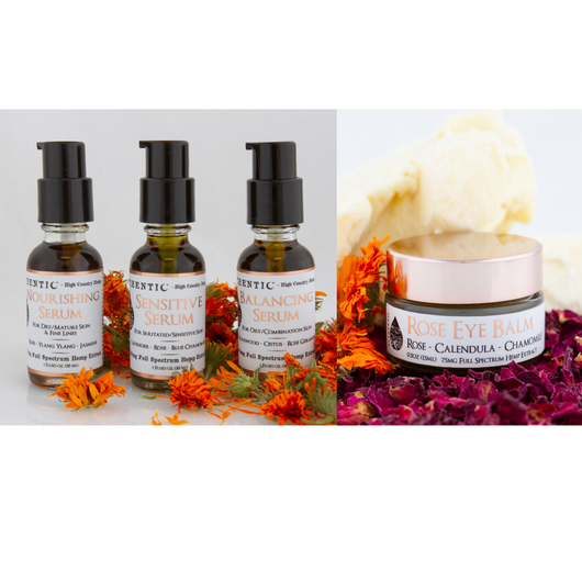 Authentic Serum + Rose Eye Balm Skincare Bundle - Save 10%